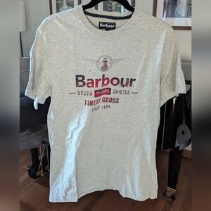 Barbour Gray Men's T-Shirt